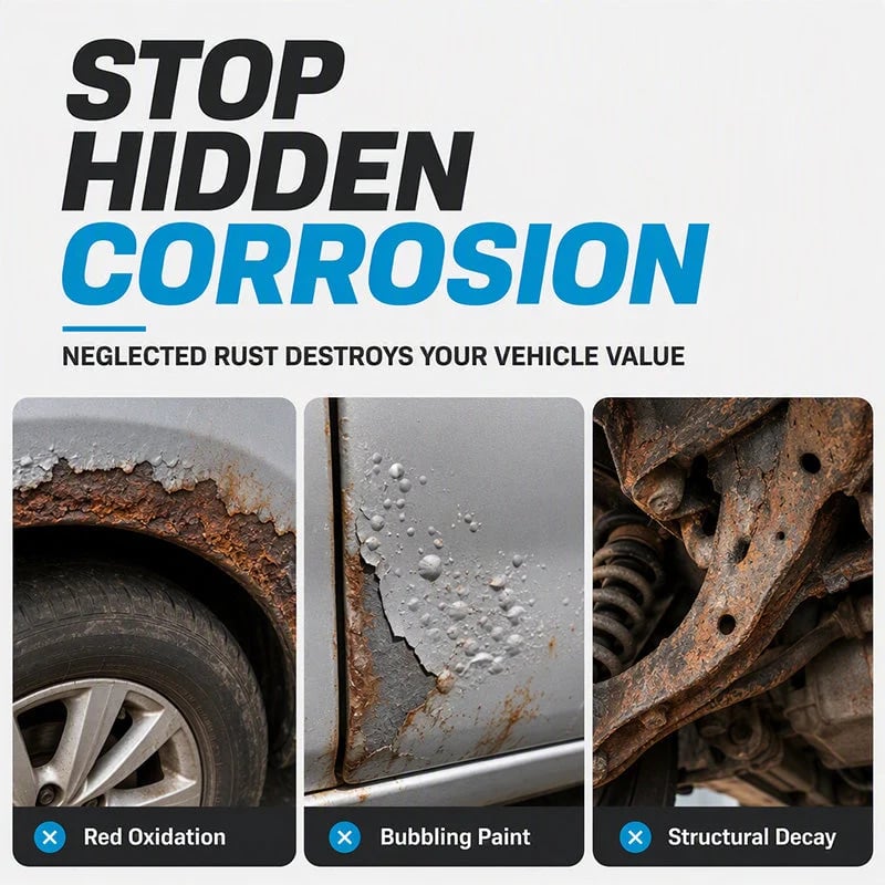 Car Metal Rust Repair Paste‑ Auto Rust Shield Anti‑Corrosion Restoration Cream