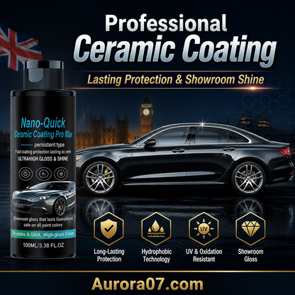 🚗 LIMITED‑TIME 50% OFF! 💥 High‑Gloss Nano Ceramic Spray – Hydrophobic, Long‑Lasting, Easy Application ✨