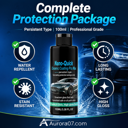 🚗 LIMITED‑TIME 50% OFF! 💥 High‑Gloss Nano Ceramic Spray – Hydrophobic, Long‑Lasting, Easy Application ✨