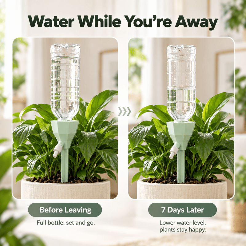 Adjustable Drip Watering Spikes, Automatic Plant Watering Devices for Potted Plants