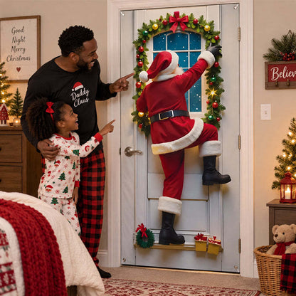 New Christmas Door Cover – Festive Holiday Party Decoration & Door Curtain