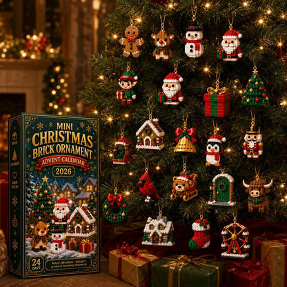 🎄 24-Day Mini Christmas Ornament Advent Calendar