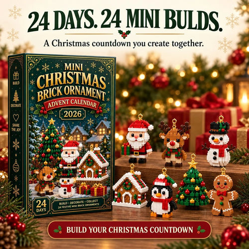 🎄 24-Day Mini Christmas Ornament Advent Calendar