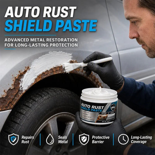 Car Metal Rust Repair Paste‑ Auto Rust Shield Anti‑Corrosion Restoration Cream