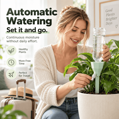 Adjustable Drip Watering Spikes, Automatic Plant Watering Devices for Potted Plants
