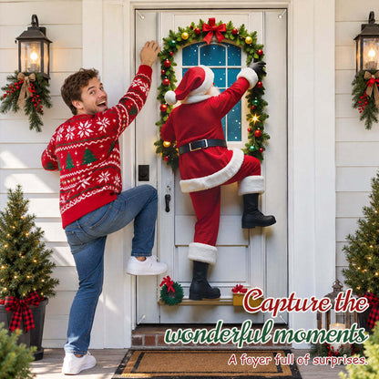 New Christmas Door Cover – Festive Holiday Party Decoration & Door Curtain