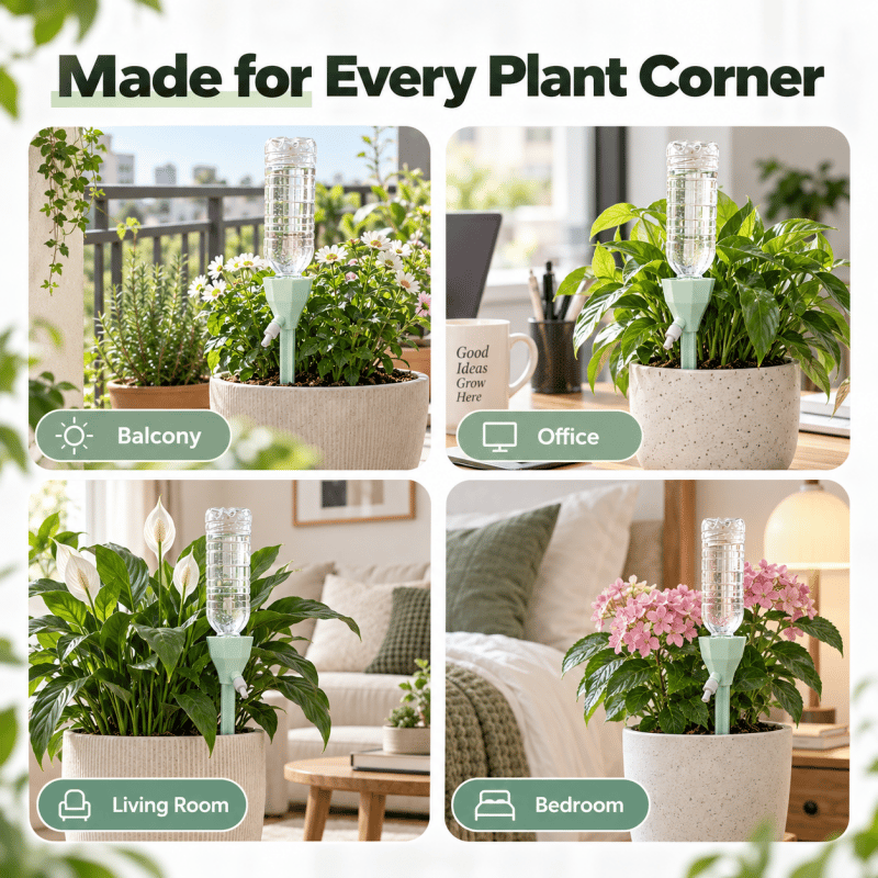 Adjustable Drip Watering Spikes, Automatic Plant Watering Devices for Potted Plants