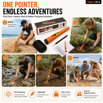 High Sensitivity Handheld Metal Detector