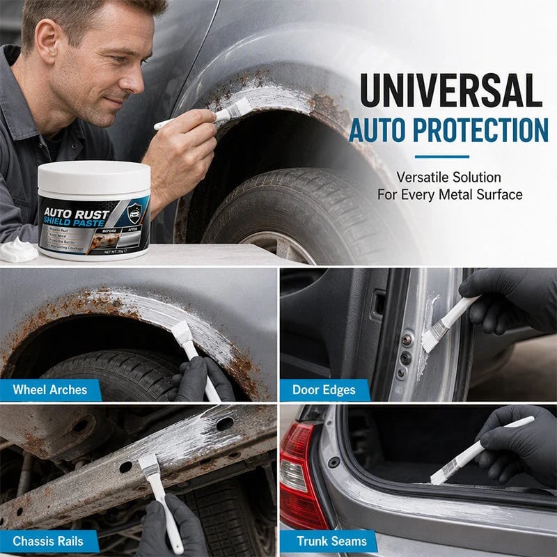 Car Metal Rust Repair Paste‑ Auto Rust Shield Anti‑Corrosion Restoration Cream