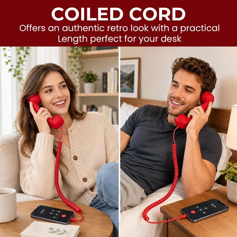 Retro Phone Handset for Smartphones
