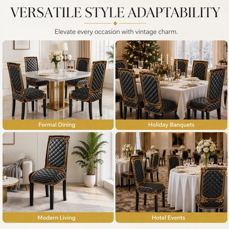 📢📢BUY 5 GET 5 FREE  !! ⏰ Washable Stretch Chair Cover – Snug fit, durable & easy‑clean ✨