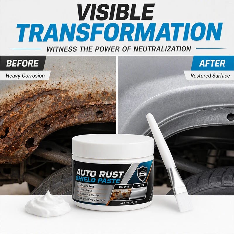 Car Metal Rust Repair Paste‑ Auto Rust Shield Anti‑Corrosion Restoration Cream