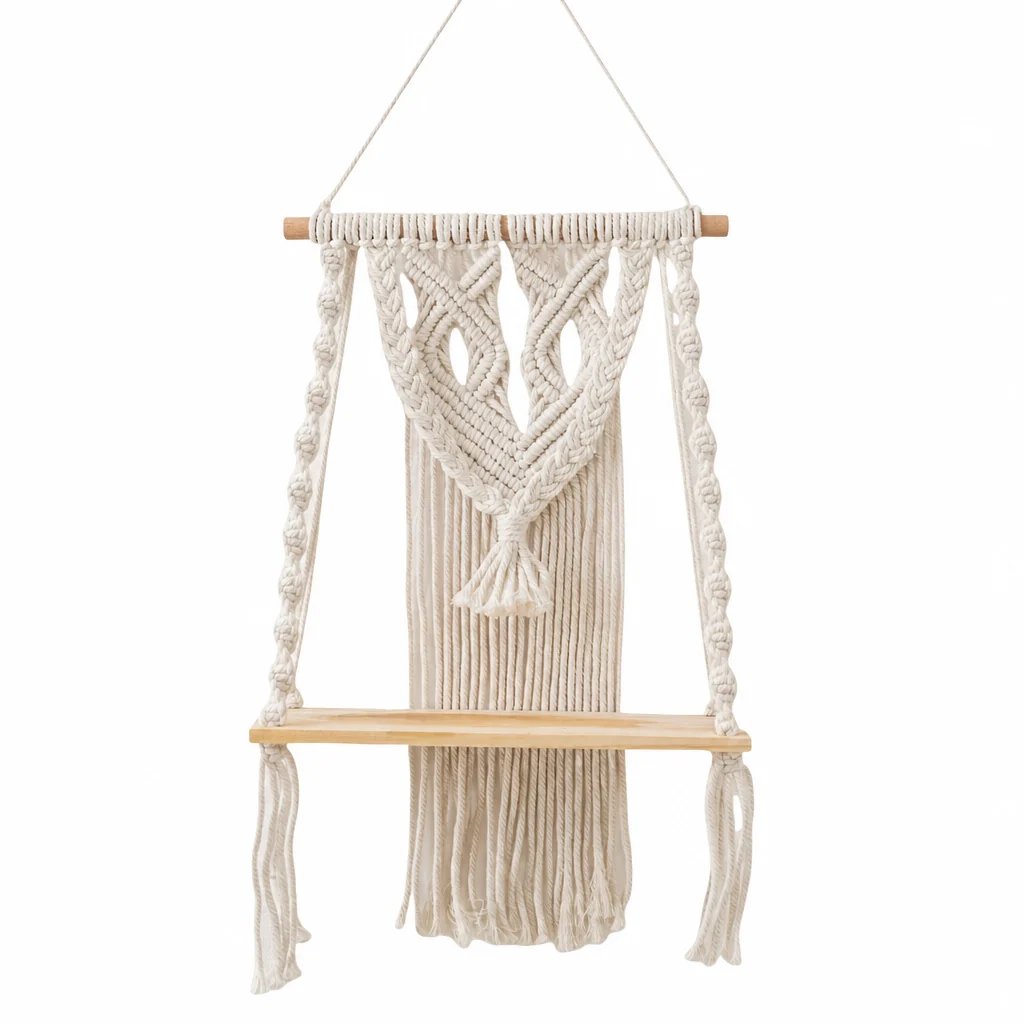 📢📢50% OFF !! ⏰Bohemian Handwoven Floating Shelf🌿