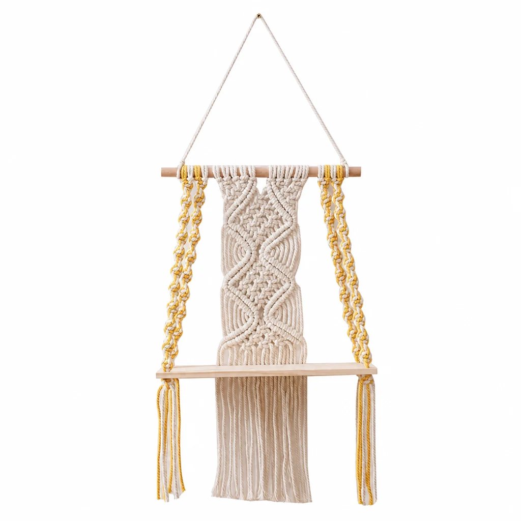📢📢50% OFF !! ⏰Bohemian Handwoven Floating Shelf🌿